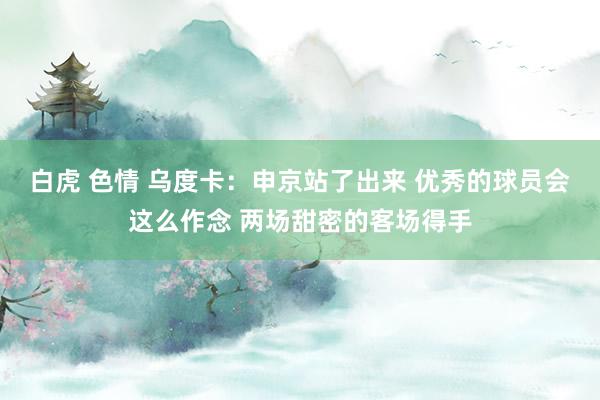 白虎 色情 乌度卡：申京站了出来 优秀的球员会这么作念 两场甜密的客场得手