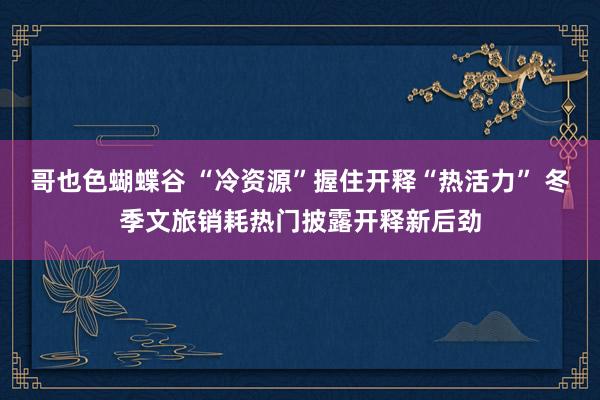 哥也色蝴蝶谷 “冷资源”握住开释“热活力” 冬季文旅销耗热门披露开释新后劲